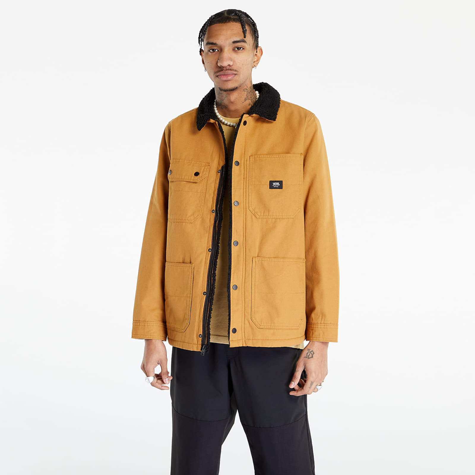 Chaquetas Vans Mn Drill Chore Coat Sherpa Bone Brown