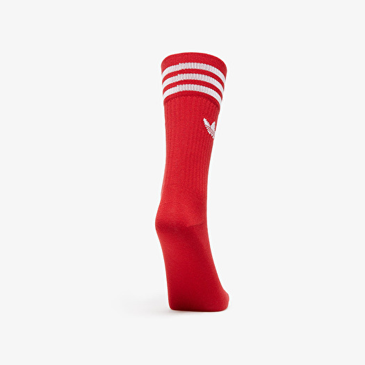 Socks adidas Solid Crew Socks 3 Pack White Team Power Red Royal