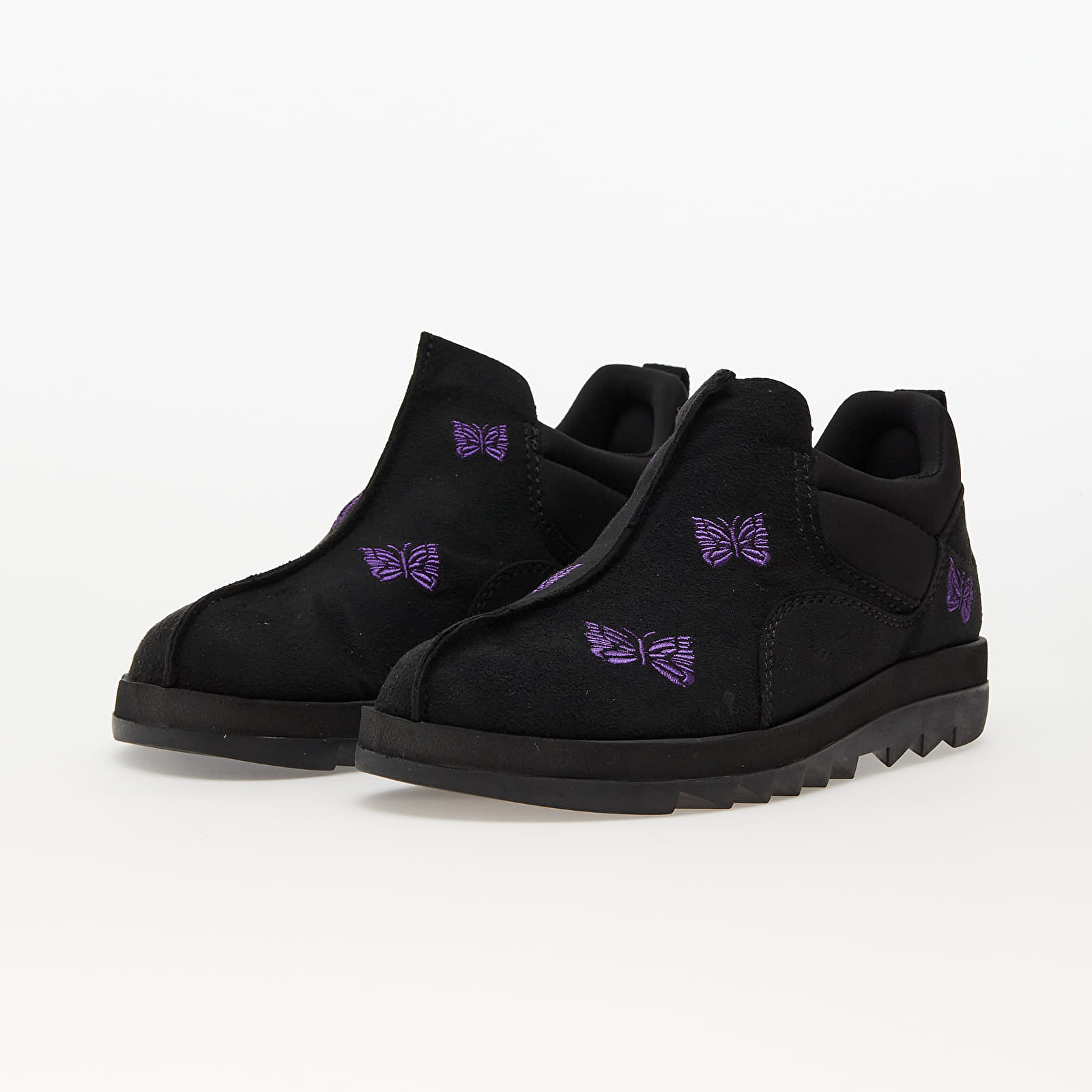 Herren Sneaker und Schuhe Reebok x Needles Beatnik Moc Core Black/ Core Black/ Extra Purple