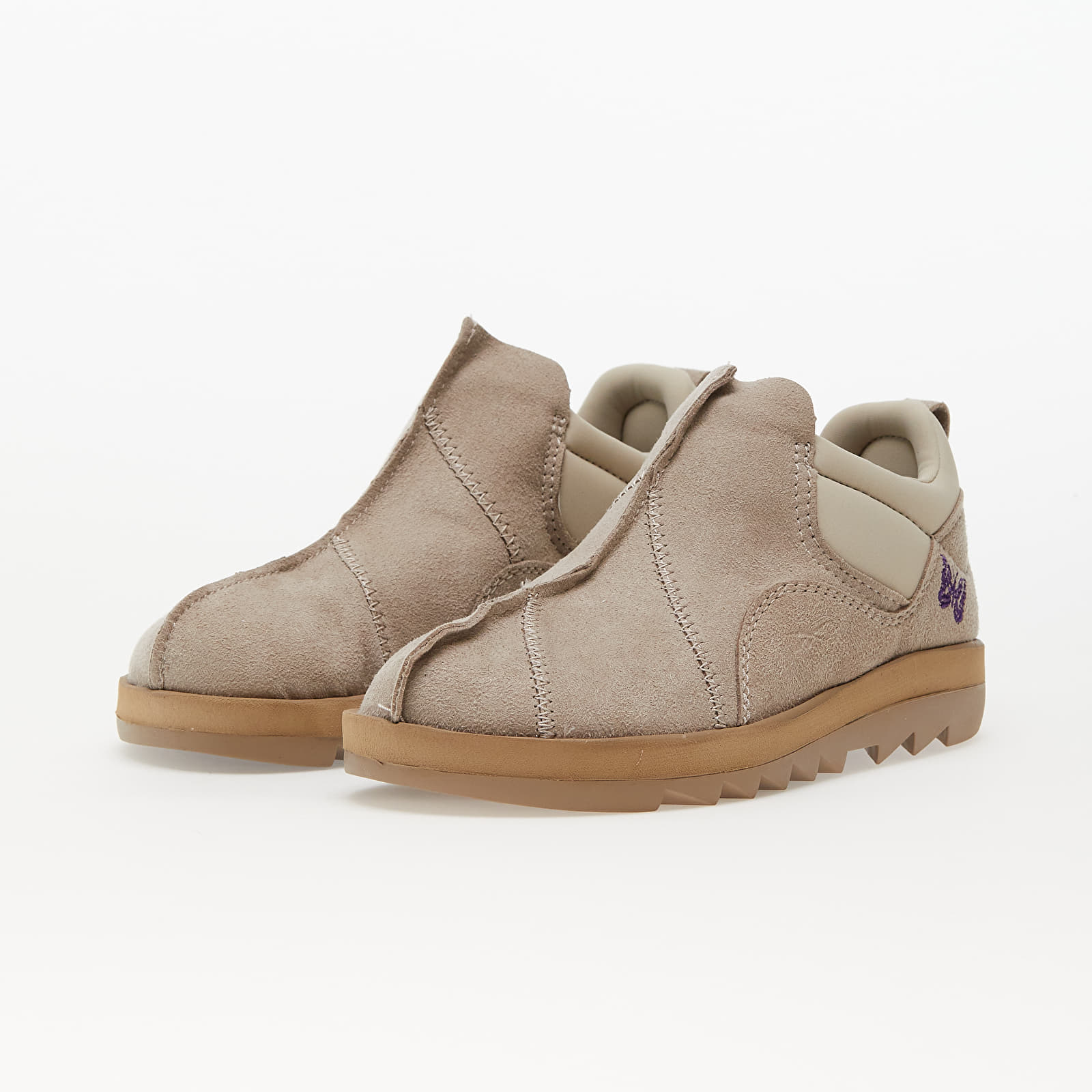 Scarpe uomo Reebok x Needles Beatnik Moc Modern Beige/ Sand Beige/ Extra Purple
