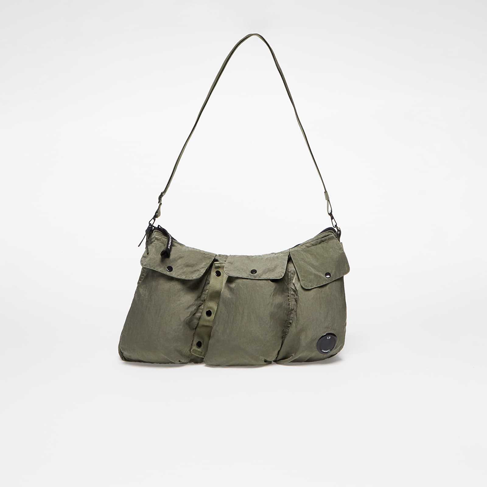 Torbe za čez ramo C.P. Company Nylon Bag Bronze Green