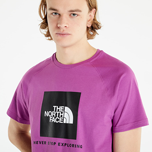 Purple north face shirt top