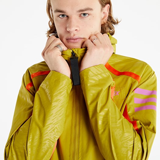 Jackets and Coats adidas Terrex Utilitas RAIN.RDY Jacket Pulse Olive Semi Impact Orange Footshop
