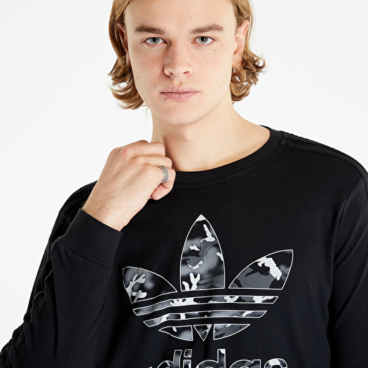 T shirts adidas Graphics Camo Stripe Long Sleeve Tee Black Footshop