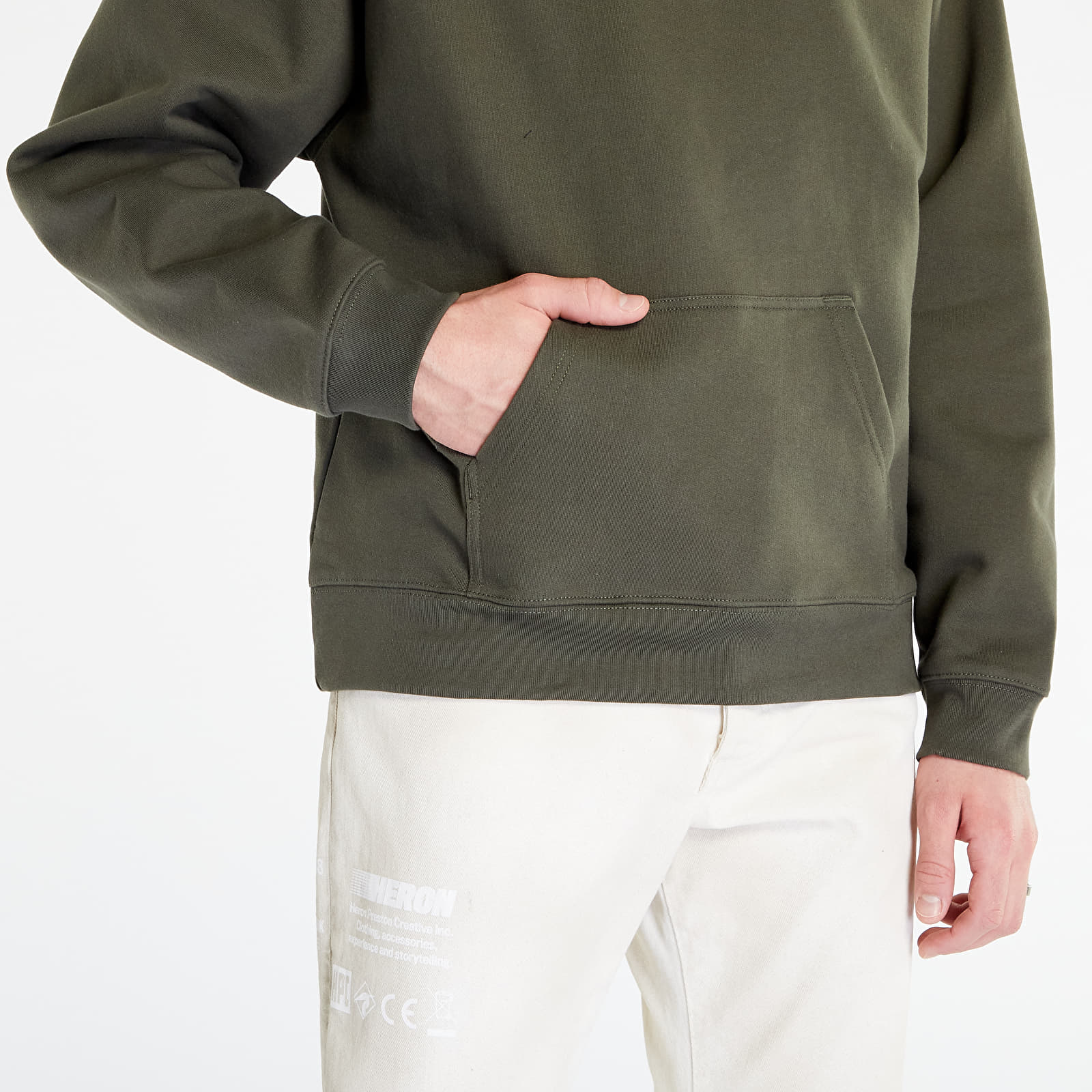 Mikiny a svetre Patta Revolution Boxy Hoodie Deep Depths