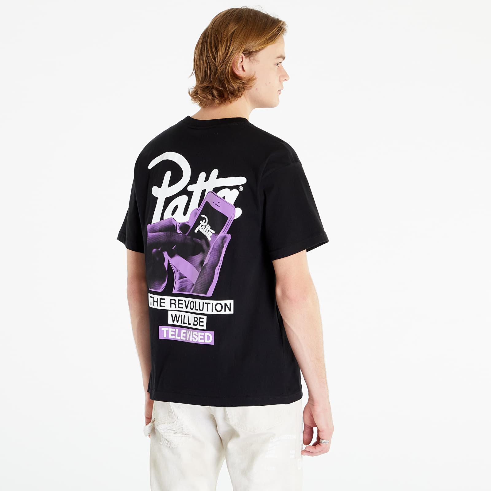 Marškinėliai Patta Revolution T-Shirt Black