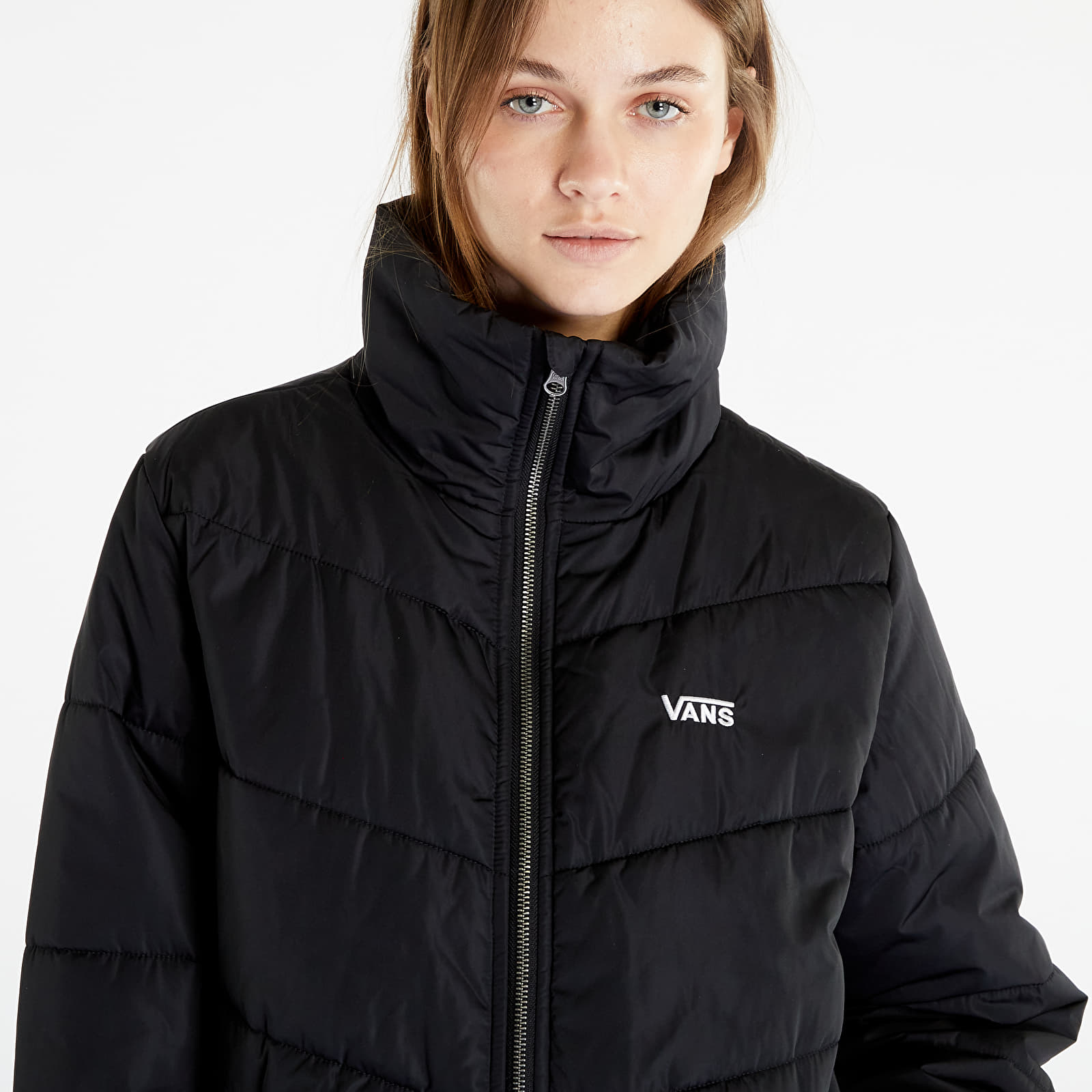 Vans foundry outlet puffer jacket black