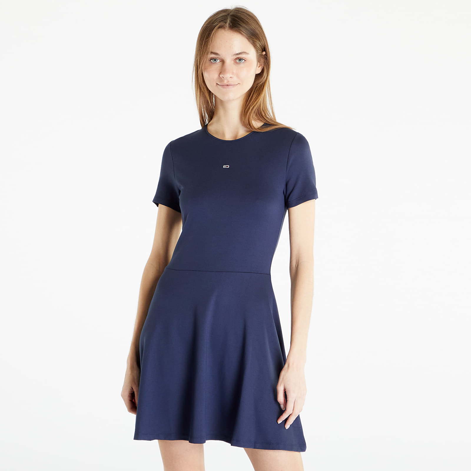 Vestido Tommy Jeans Essential Fit & Flare Dress Twilight Navy