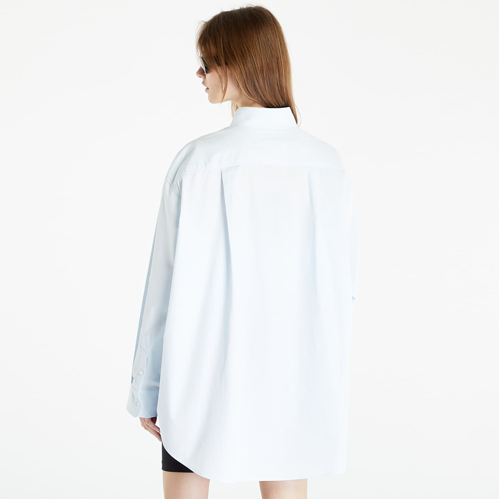 Shirts Tommy Jeans Super Oversized Shirt Shimmering Blue