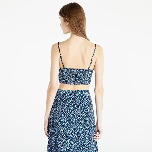 Tank Tops Tommy Jeans Ditsy Floral Lace Cami Top Blue Ditsy