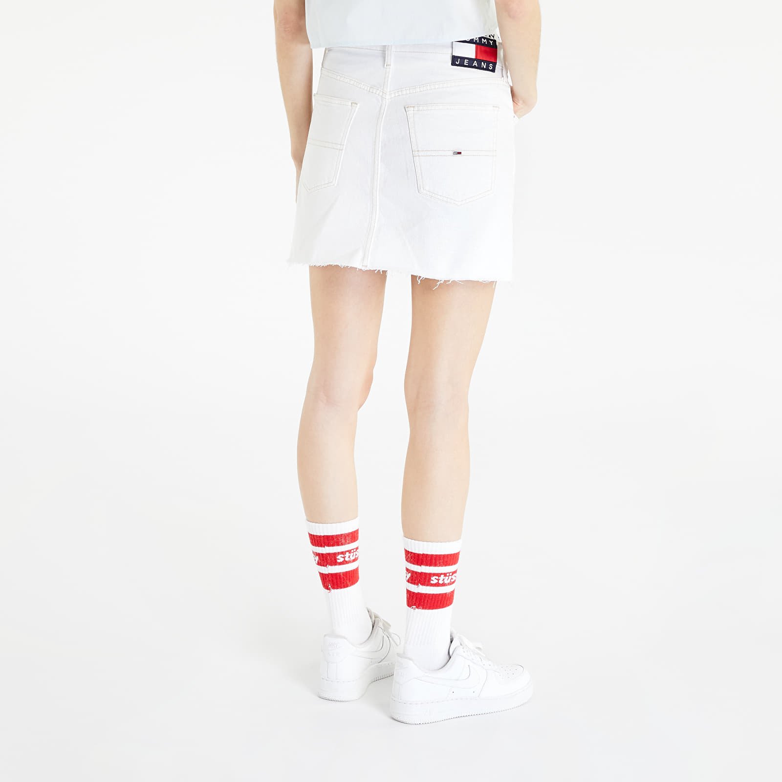 Szoknyák Tommy Jeans Izzie Mini Denim Skirt Denim Color