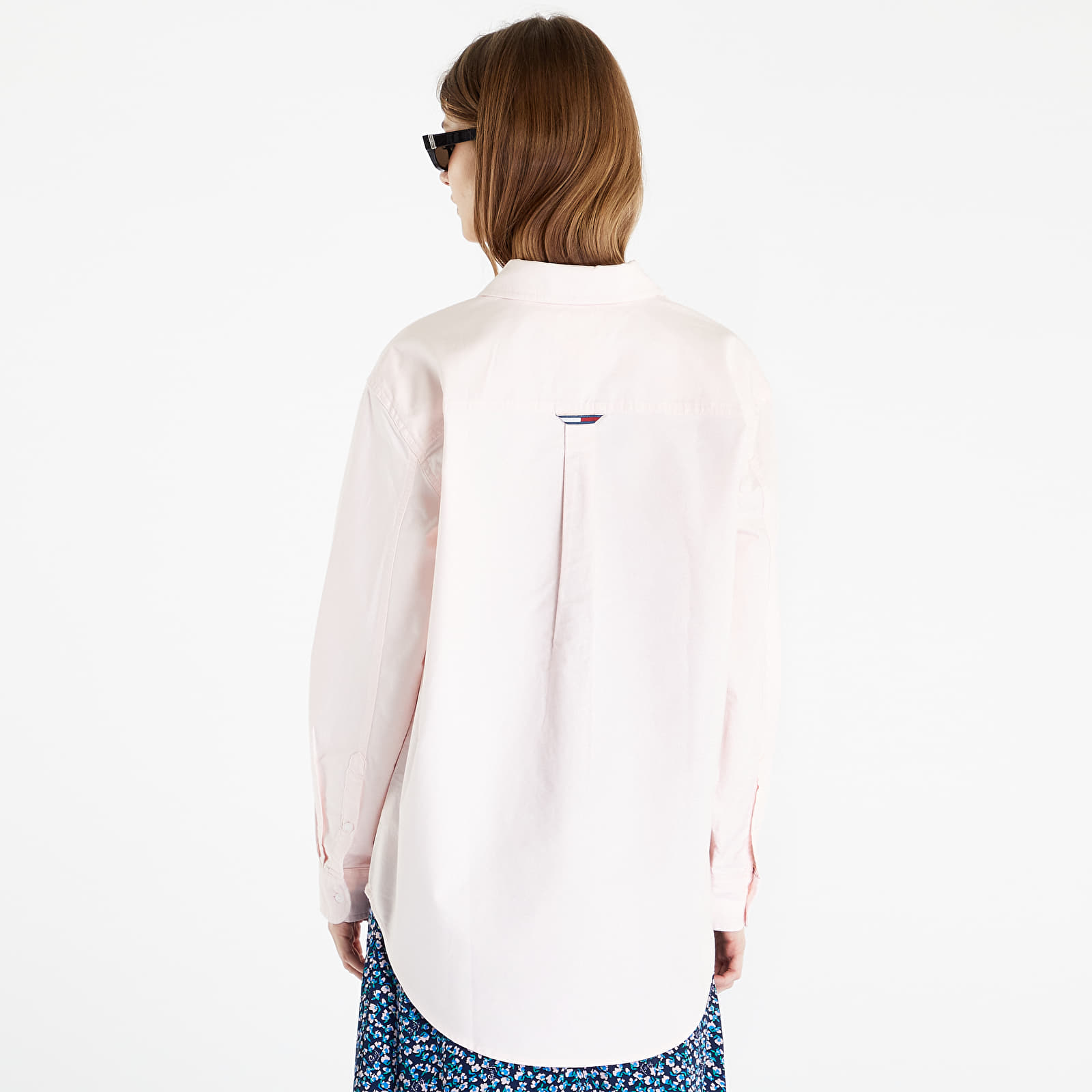 Shirts Tommy Jeans Badge Boyfriend Shirt Pink