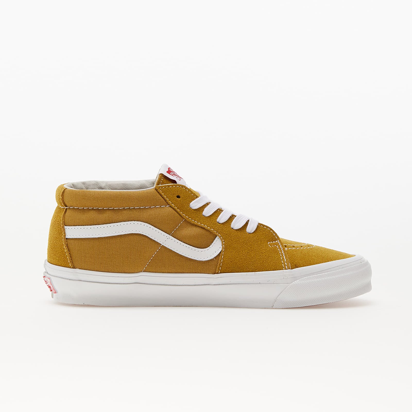 Men s shoes Vans Vault OG SK8 Mid LX Suede Canvas Tobacco