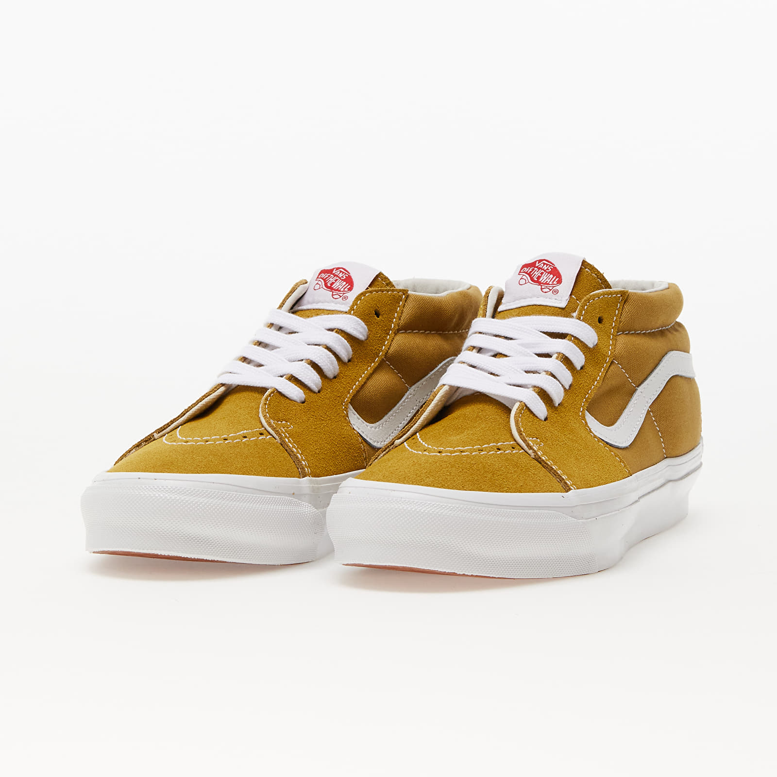 Men's shoes Vans Vault OG SK8-Mid LX Suede/ Canvas Tobacco/ White