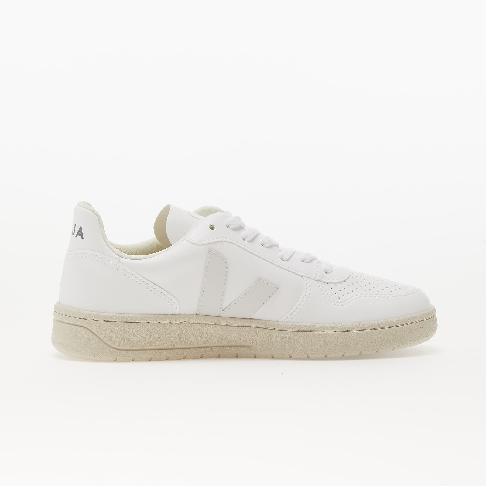 Herren Sneaker und Schuhe Veja V-10 CWL Full-White