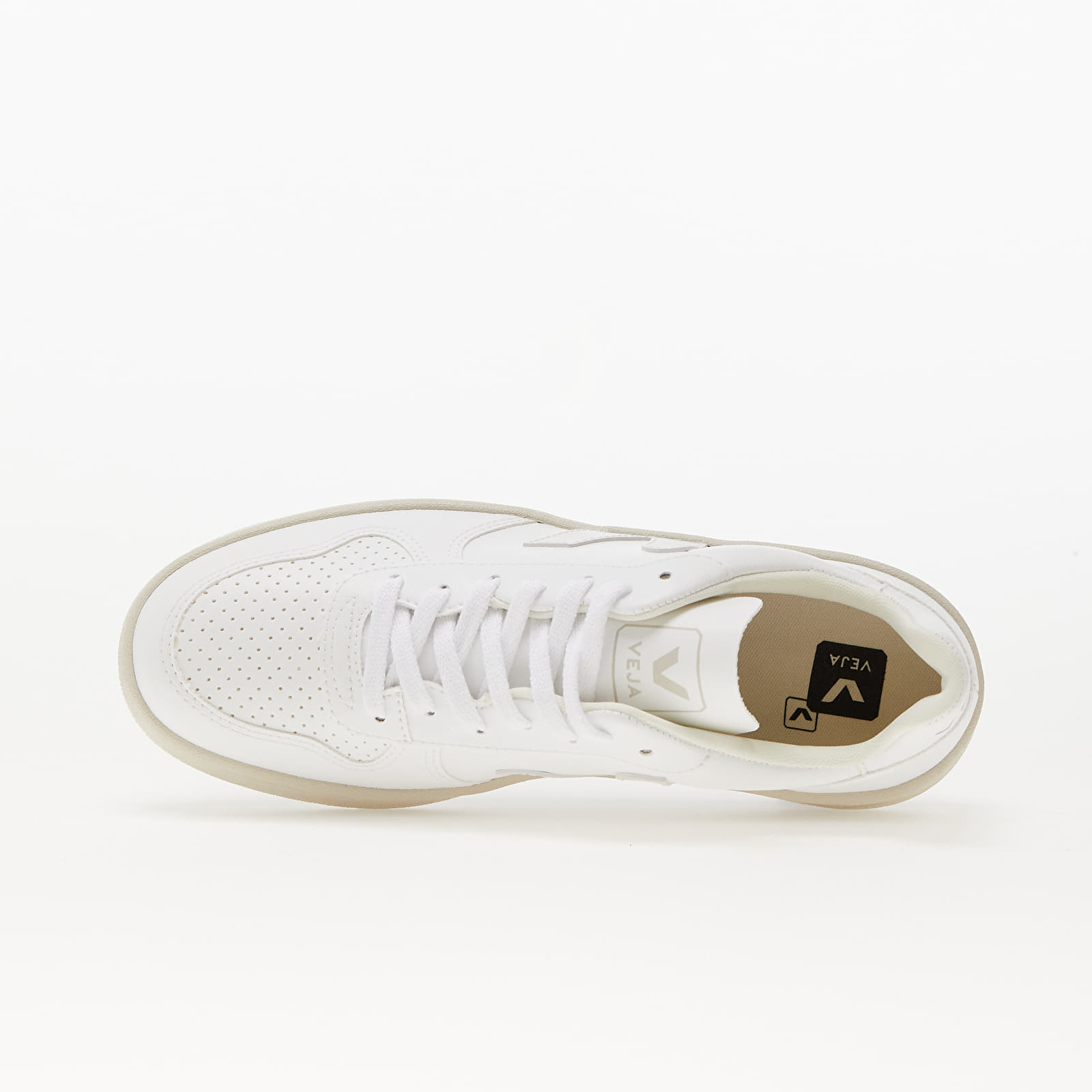 Herren Sneaker und Schuhe Veja V-10 CWL Full-White