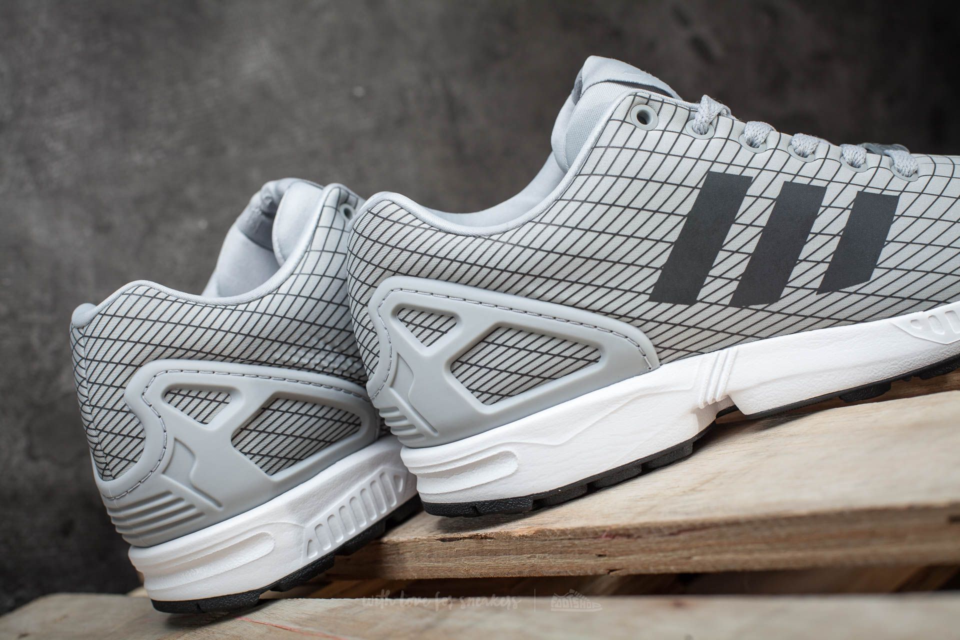 Men's shoes adidas ZX Flux Clear Onix/ Ftw White/ Vison Grey