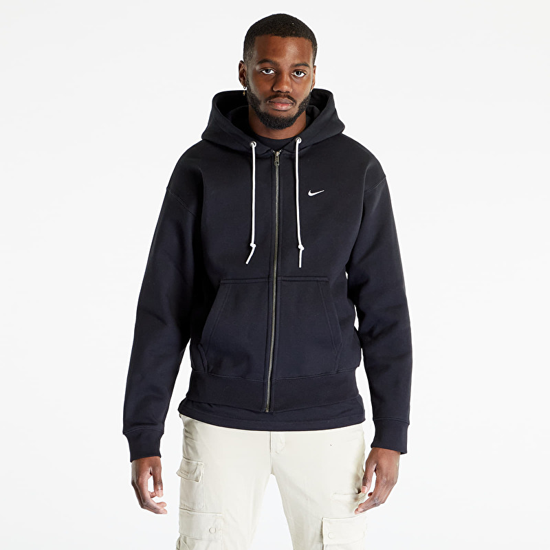 Sweatshirt Nike Solo Swoosh Full-Zip Hoodie UNISEX Black/ White