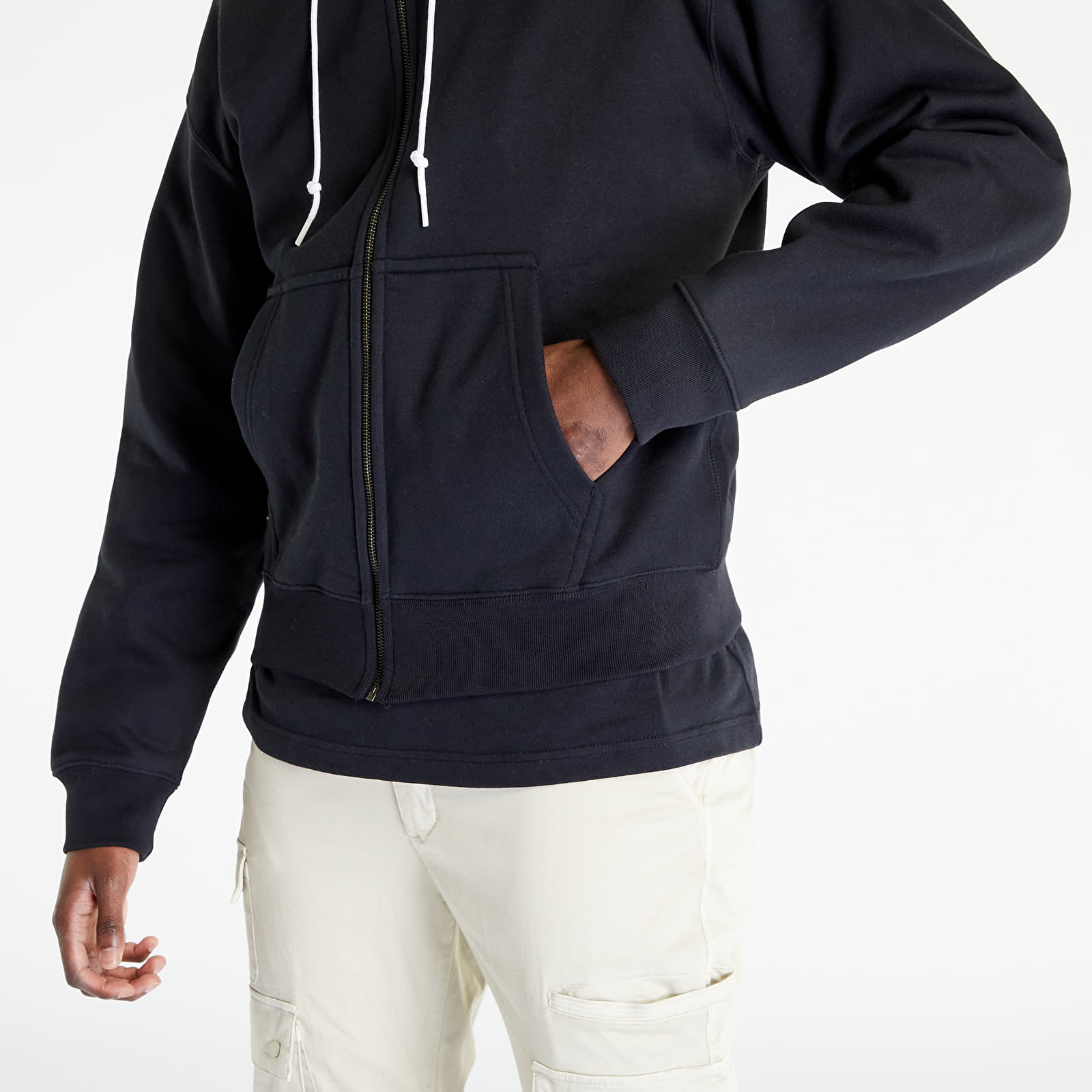 Sudaderas Nike Solo Swoosh Full-Zip Hoodie UNISEX Black/ White
