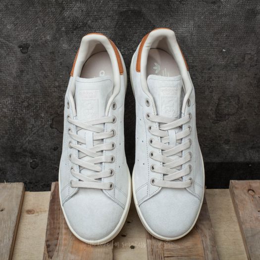 Adidas stan smith clear brown & white best sale