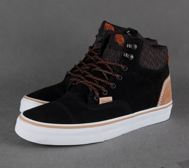 Mens mid tops high tops Vans Era Hi CA Suede Multi Black