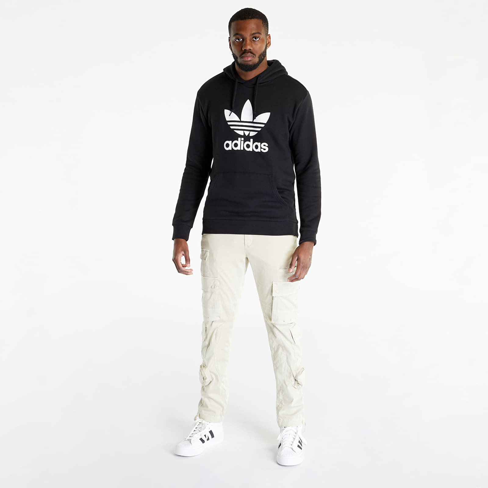 Sweatjacken und Sweatshirts adidas Adicolor Classics Trefoil Hoodie Black