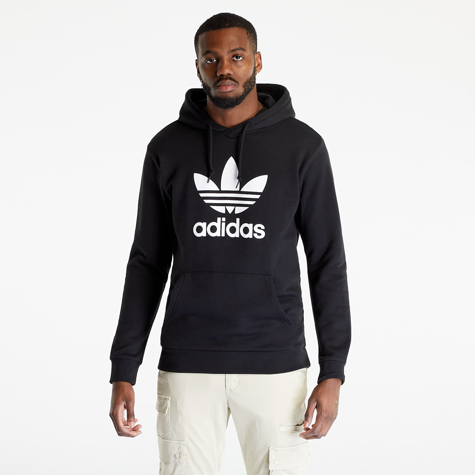 Sweatjacken und Sweatshirts adidas Adicolor Classics Trefoil Hoodie Black