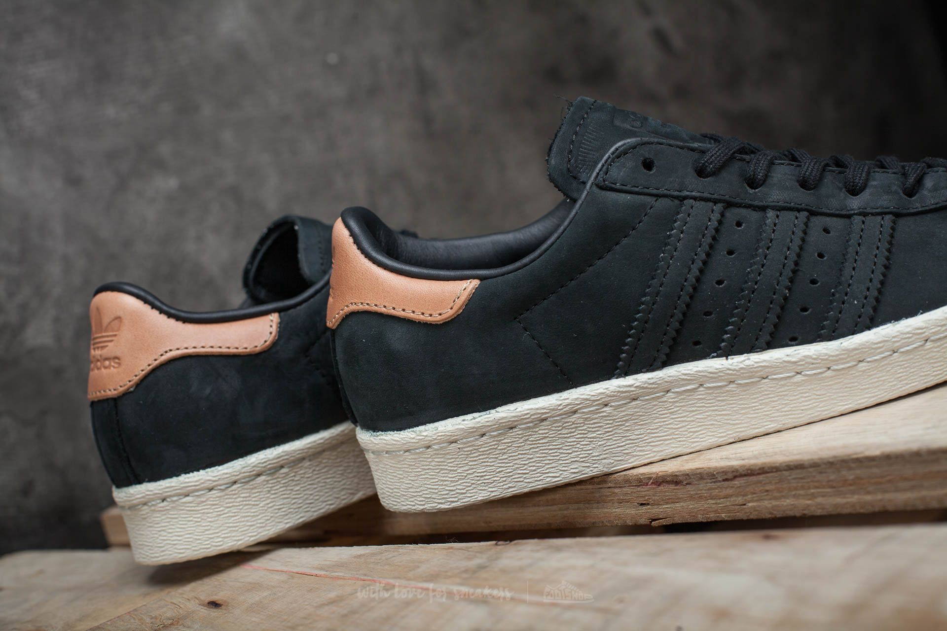 Sapatos de mulher adidas Superstar 80s W Core Black/ Off White