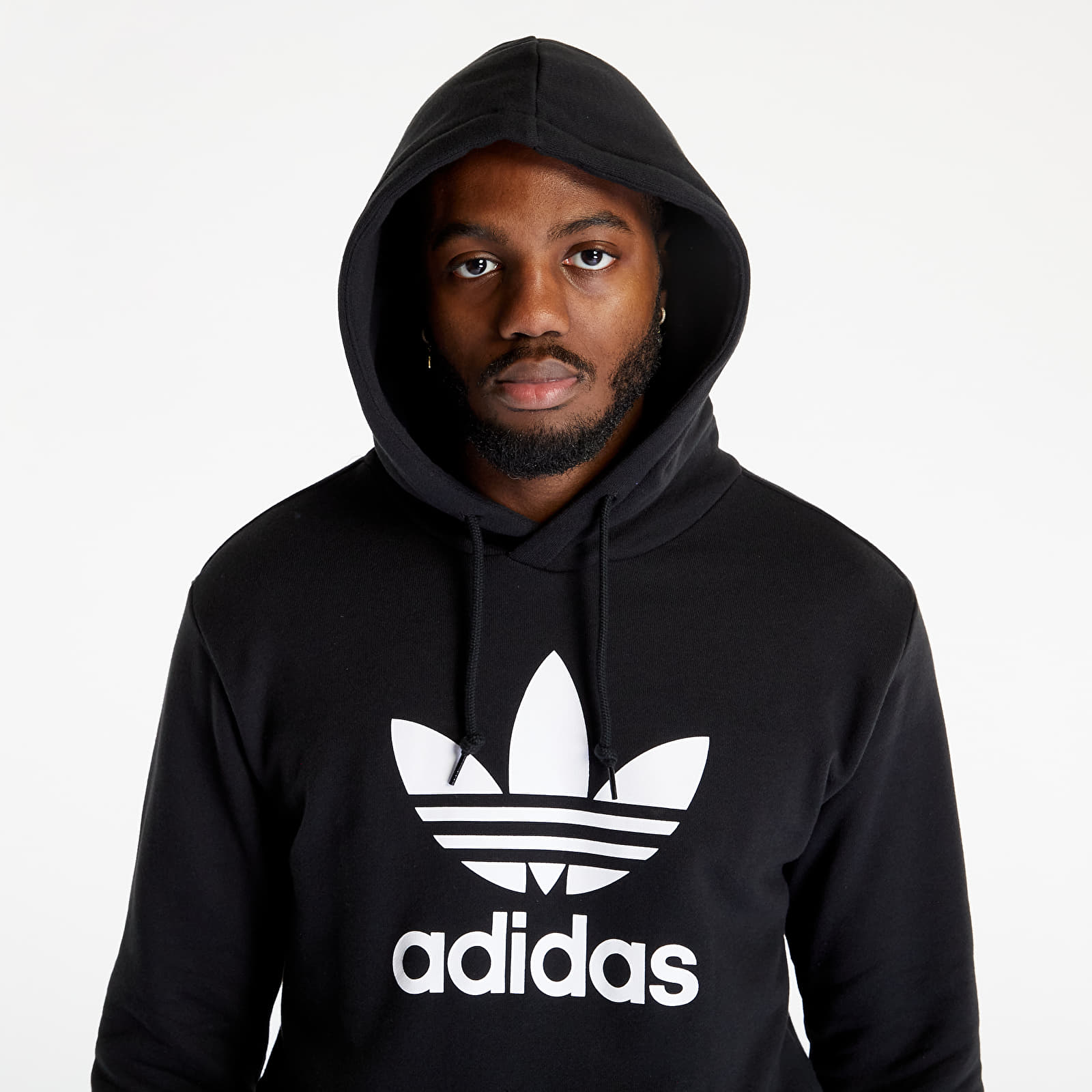 Sweatjacken und Sweatshirts adidas Adicolor Classics Trefoil Hoodie Black