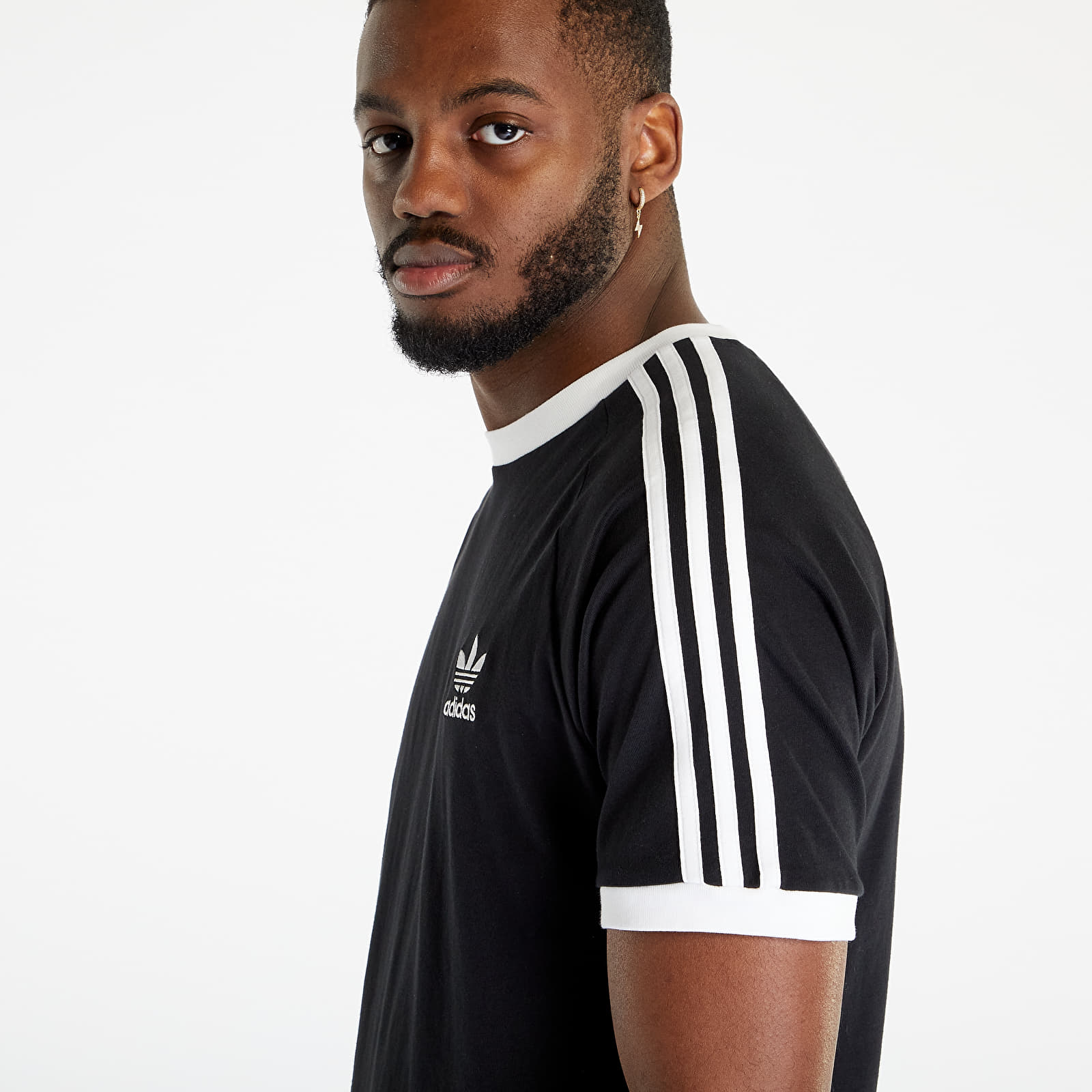   Μπλούζες adidas 3-Stripes Short Sleeve Tee Black