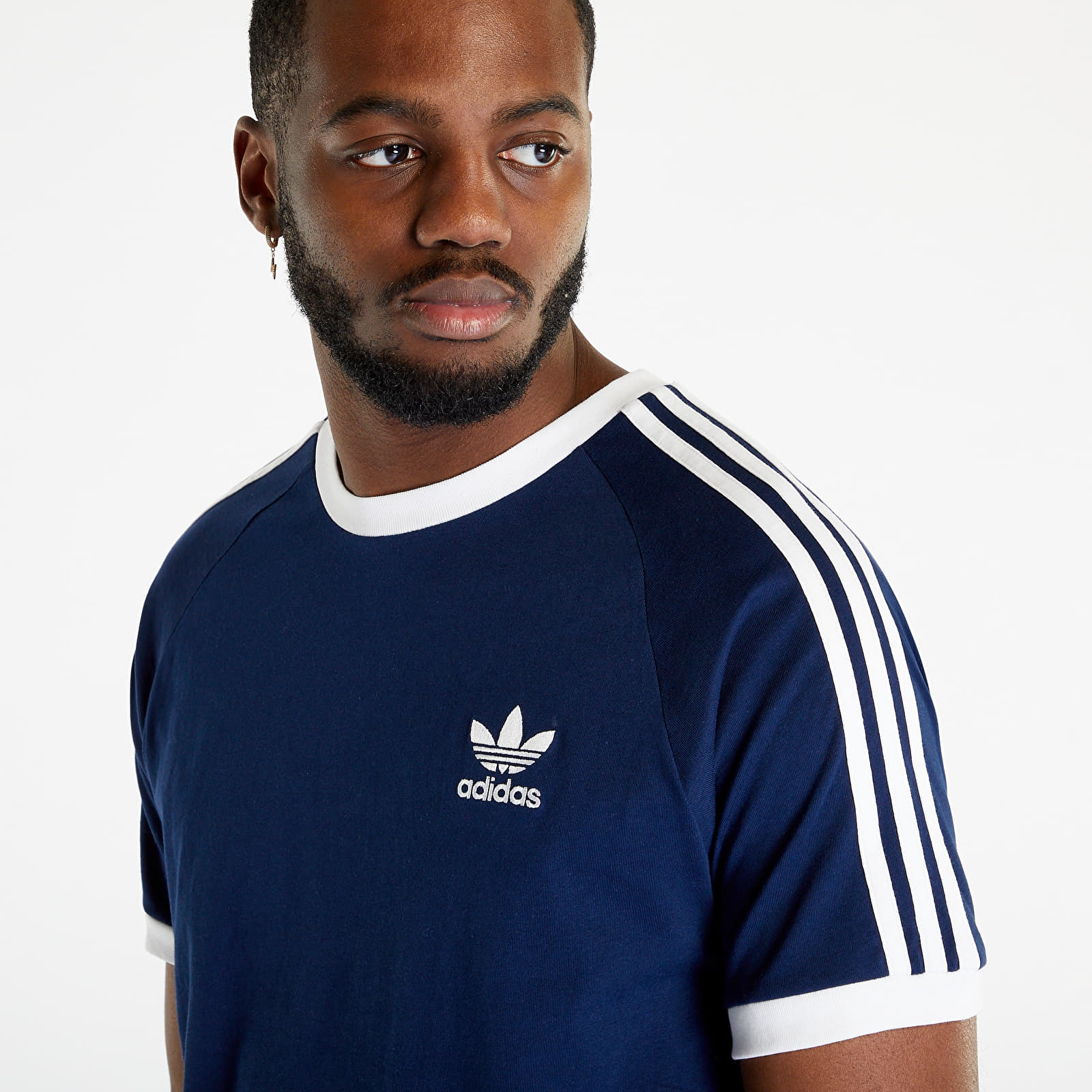 Tricou adidas 3-Stripes Short Sleeve Tee Night Indigo M