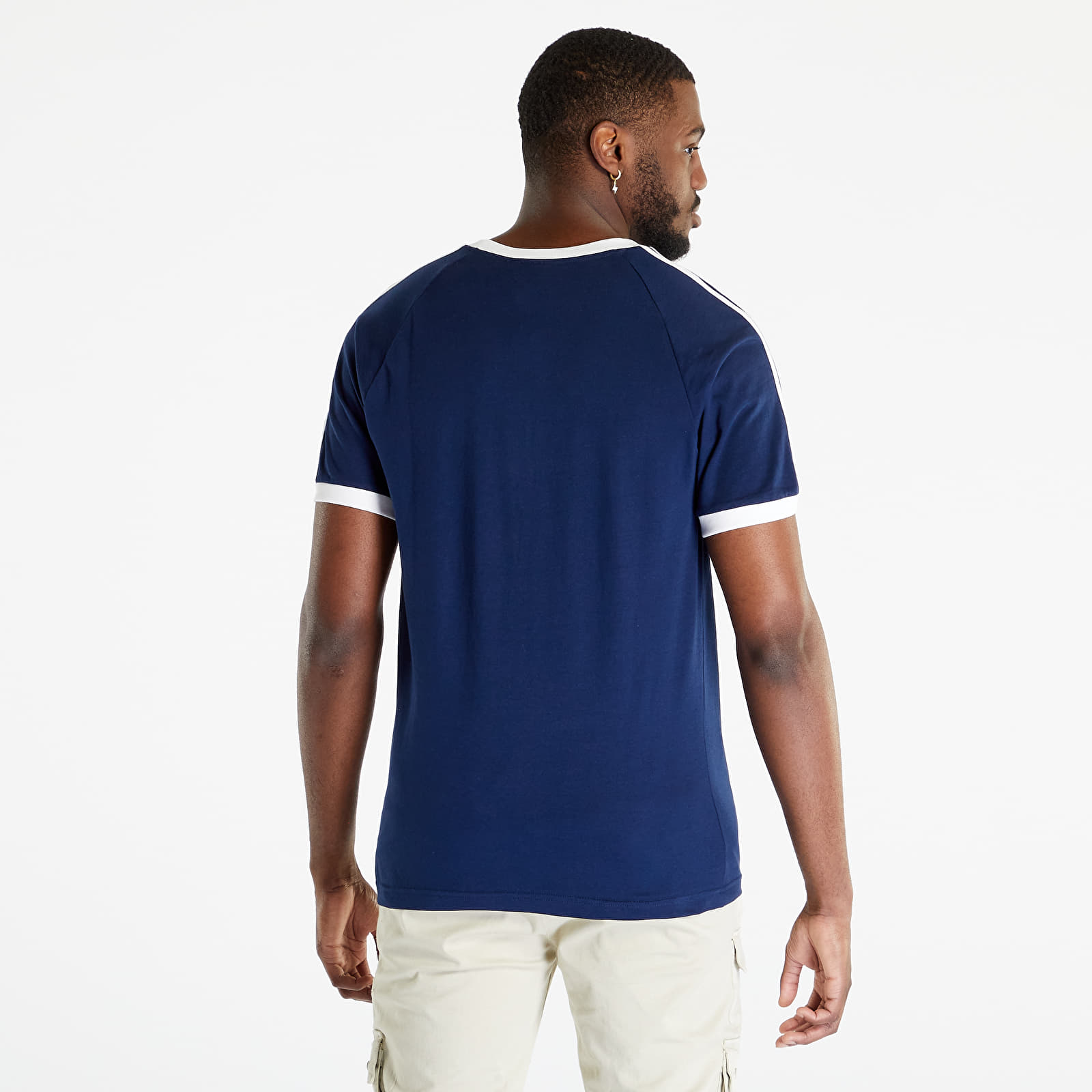 Magliette adidas 3-Stripes Short Sleeve Tee Night Indigo