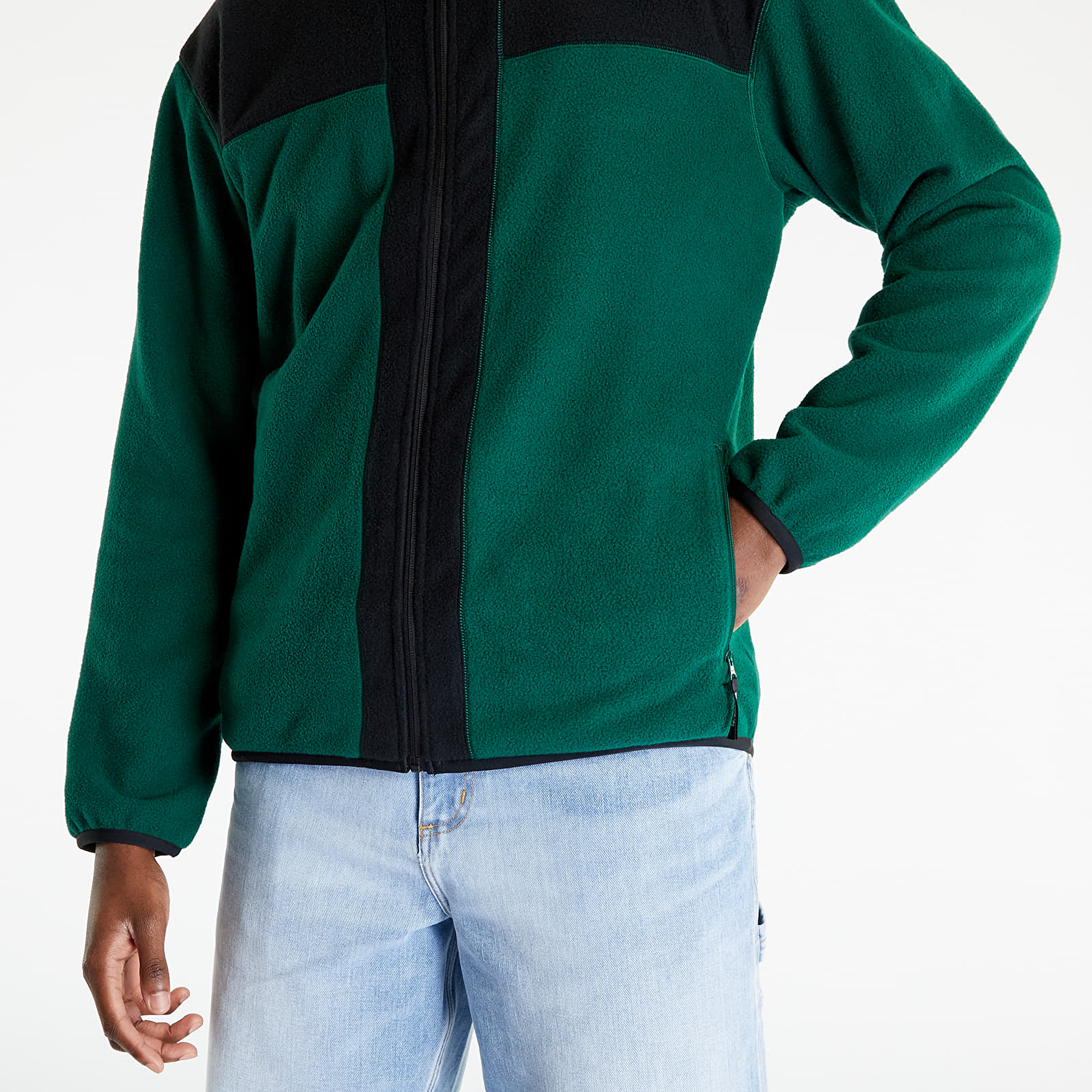 Sweatshirts adidas Adventure FC Polar Fleece Zipped Hoodie Dark Green