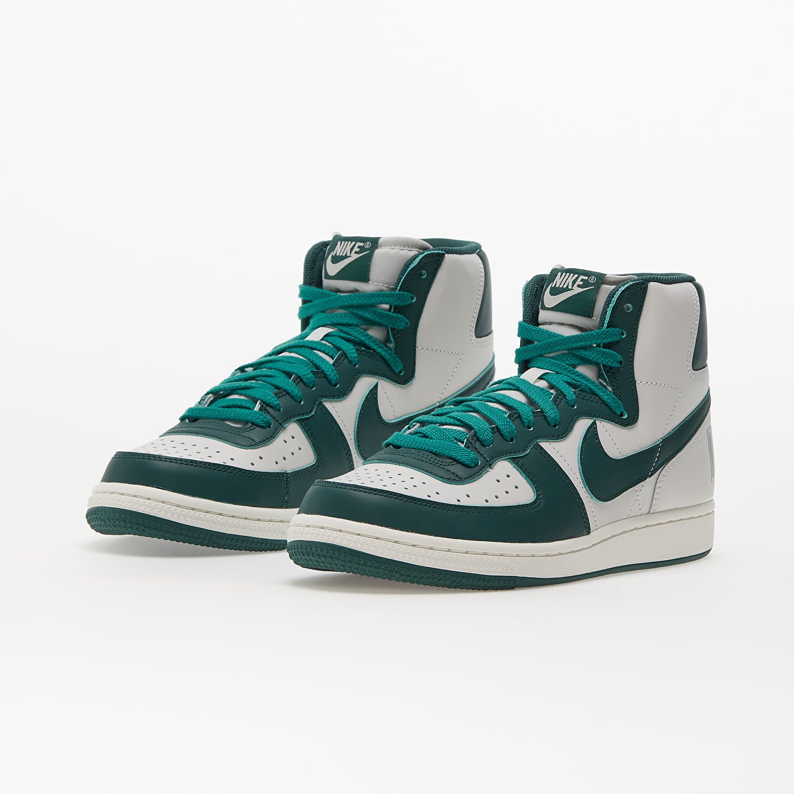 Pánské tenisky a boty Nike Terminator High Swan/ Noble Green-Sail-Washed  Green | Footshop