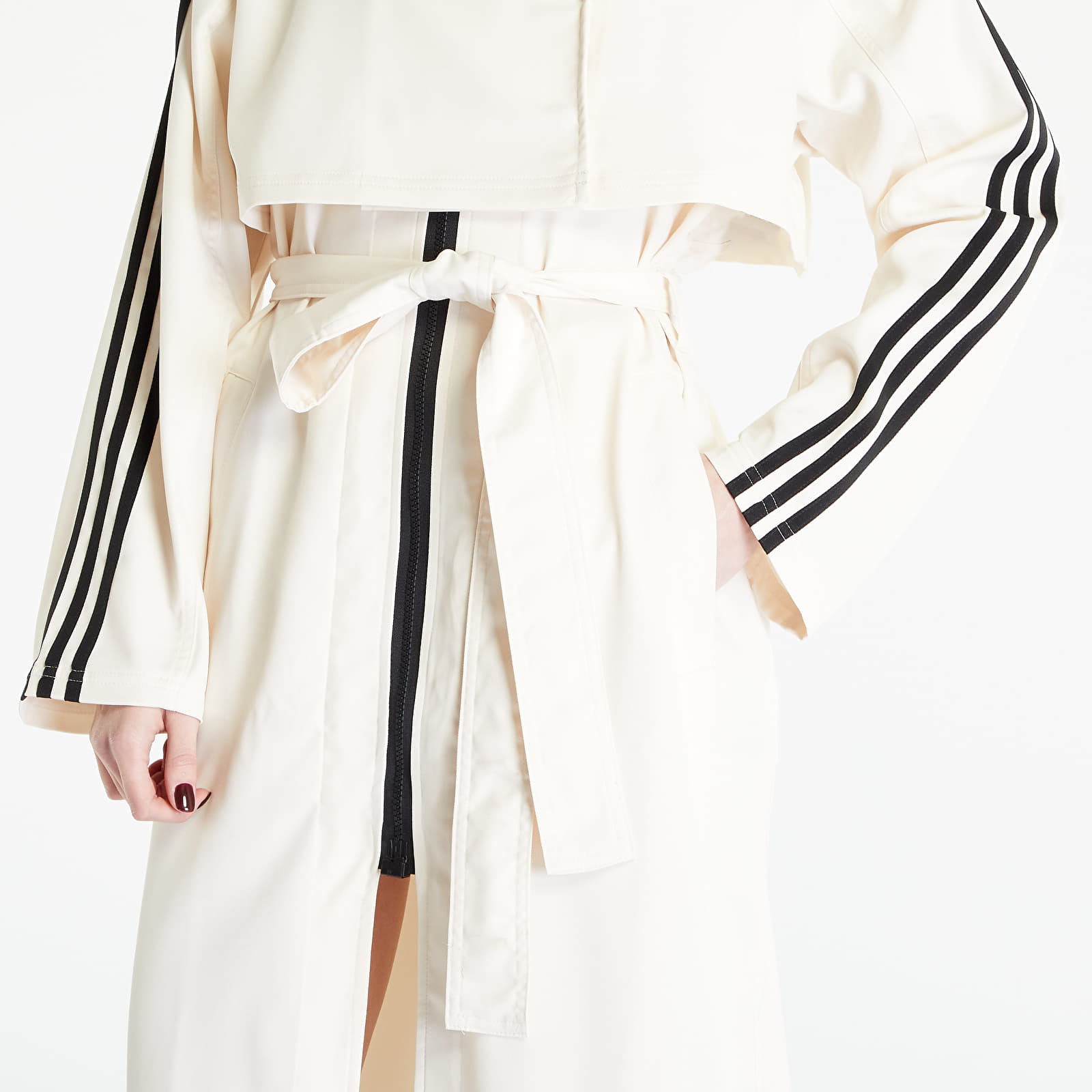 Adidas trench jacket top