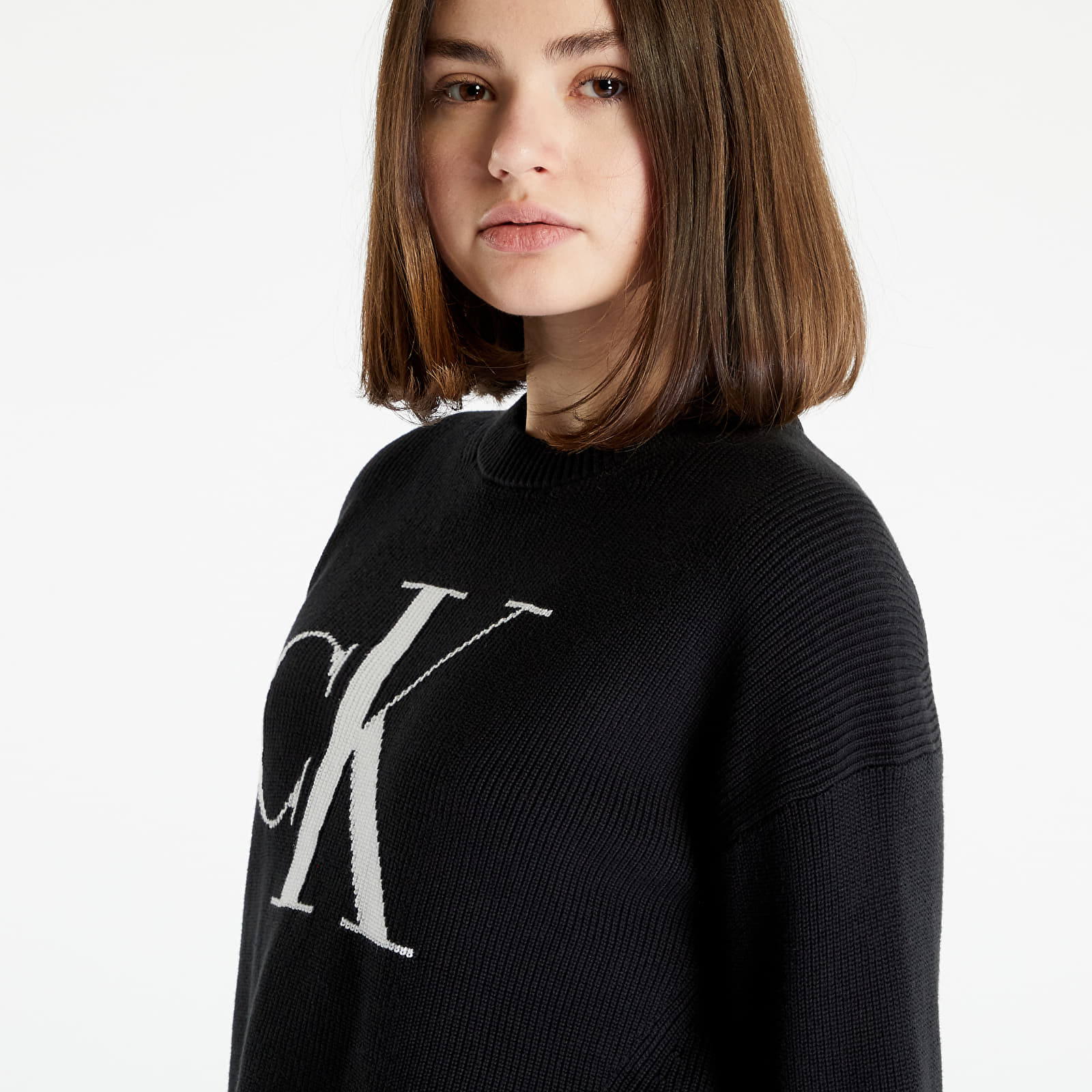 Women s black 2024 calvin klein jumper