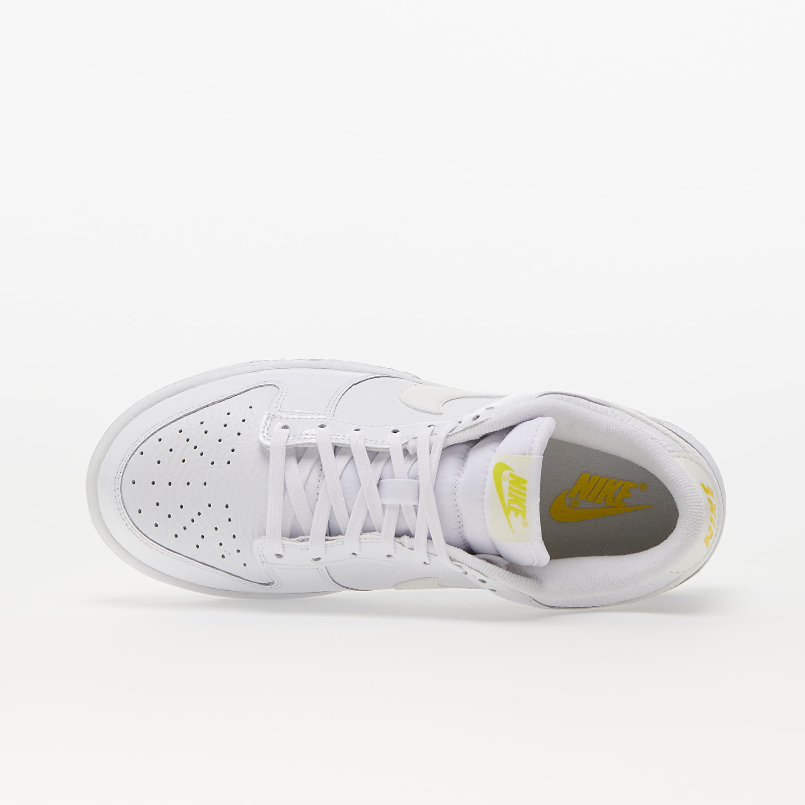 Încălțăminte și sneakerși pentru femei Nike Wmns Dunk Low White/ Sail-Opti Yellow