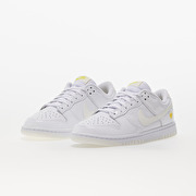 women nike dunk low white yellow