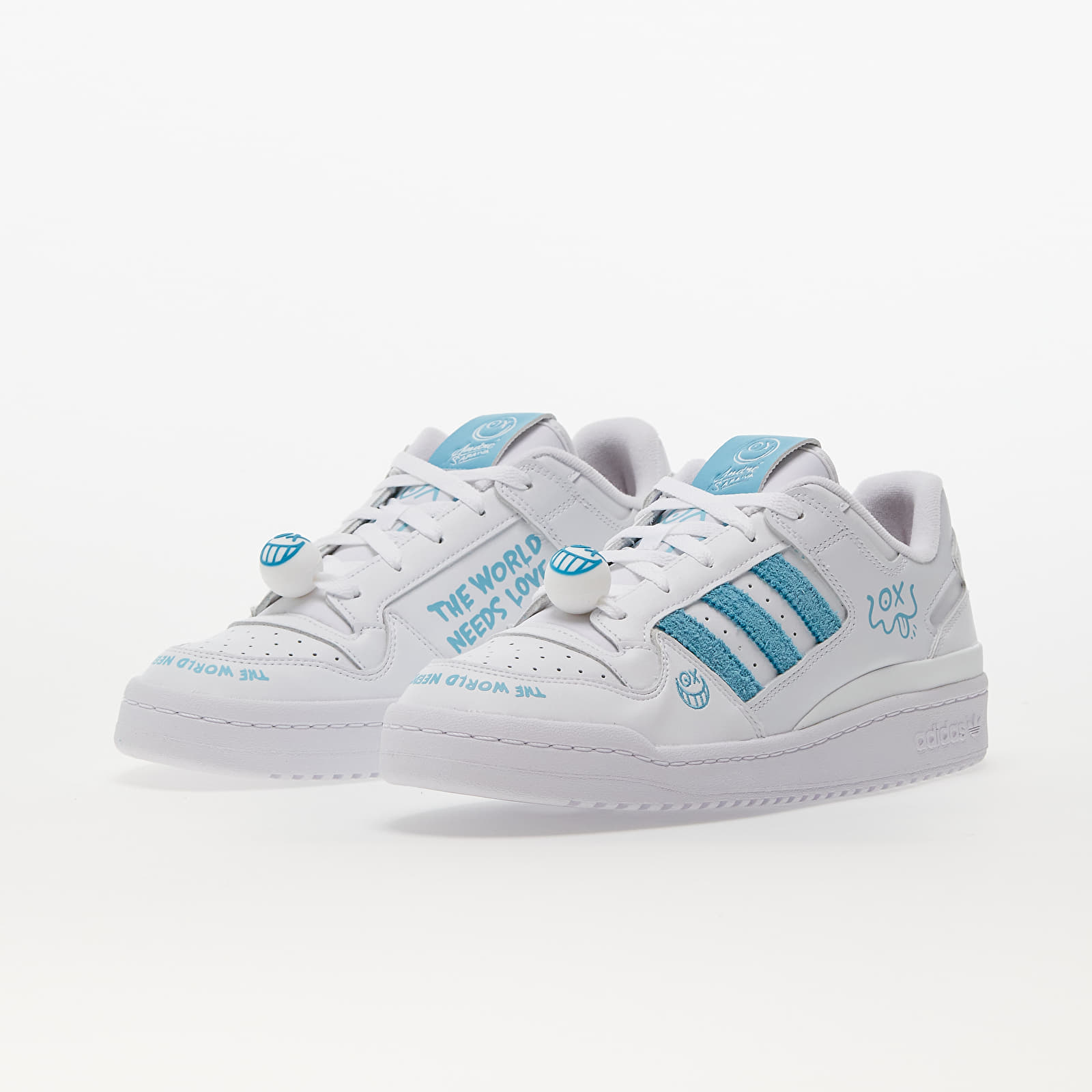Chaussures et baskets homme adidas x André Saraiva Forum Low Cl Ftw White/ Ftw White/ Ftw White