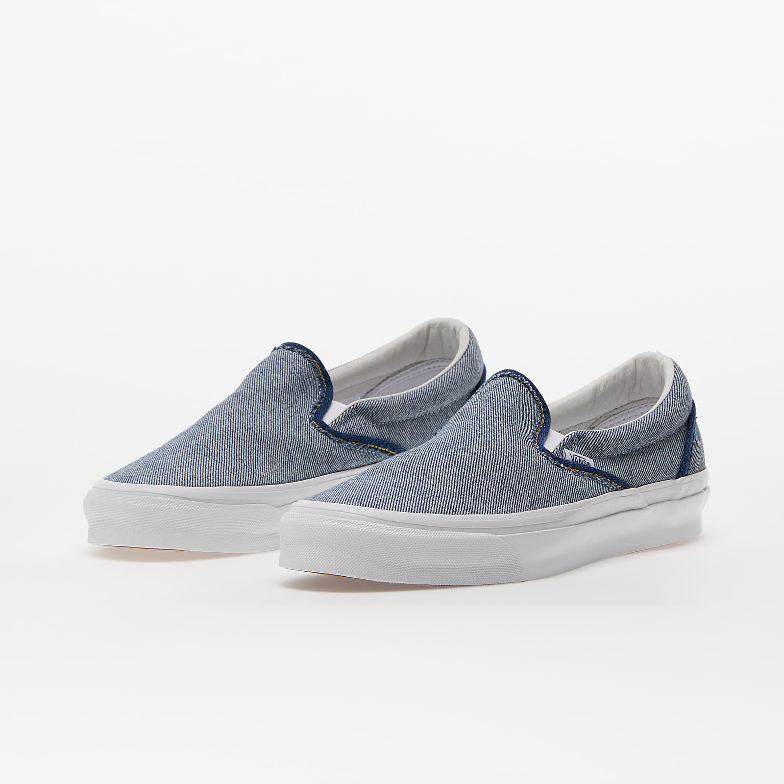 Pánské tenisky a boty Vans Vault OG Classic Slip-On LX Denim Indigo