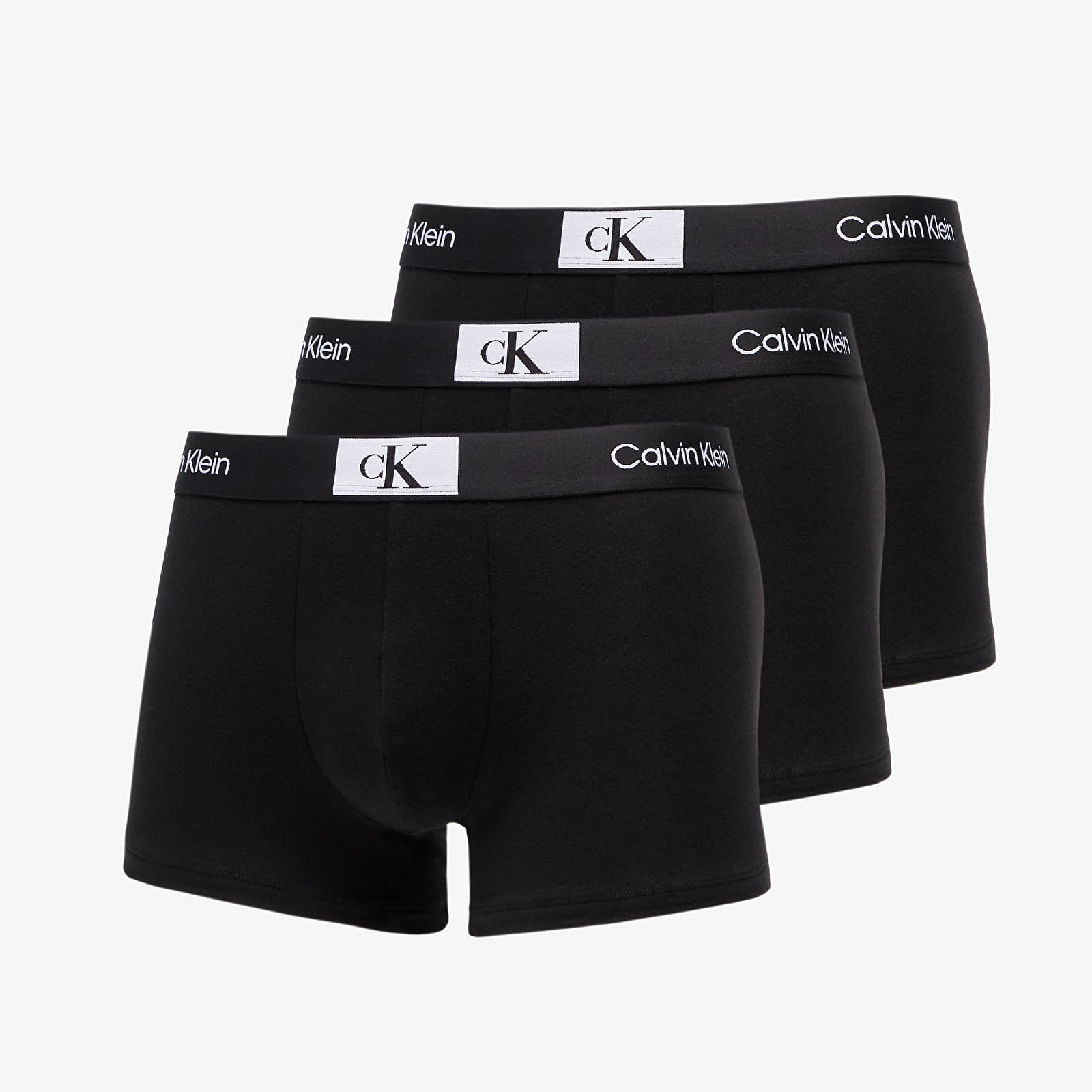 Boxeri Calvin Klein ´96 Cotton Stretch Trunks 3-Pack Black/ Black/ Black