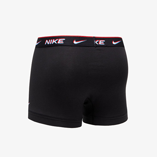 Boxershorts Nike Everyday Cotton Stretch Trunk 3 Pack Black Transparency WB Footshop