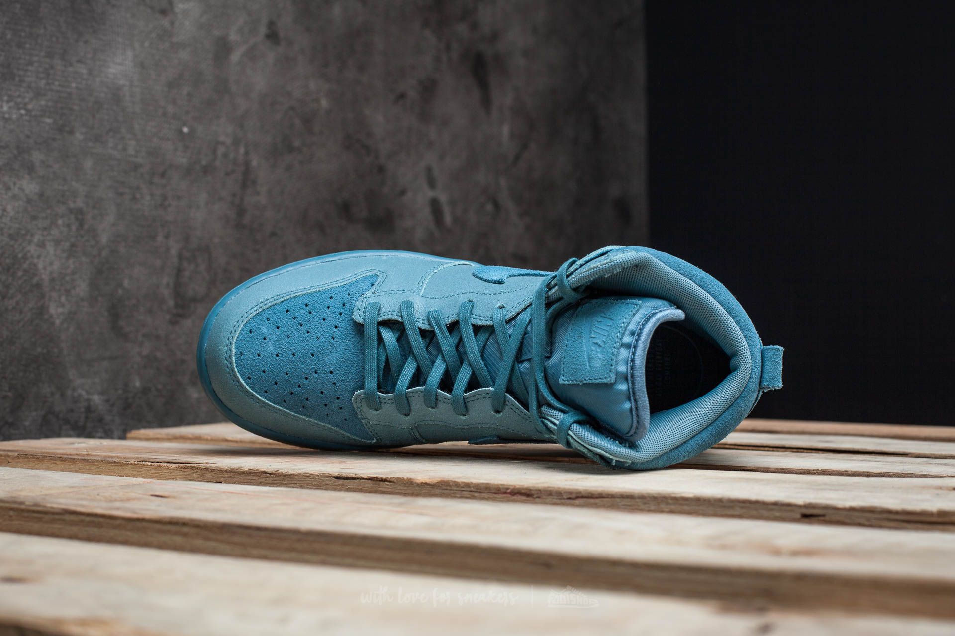 Women's shoes Nike W Dunk Hi Premium Smokey Blue/ Smokey Blue