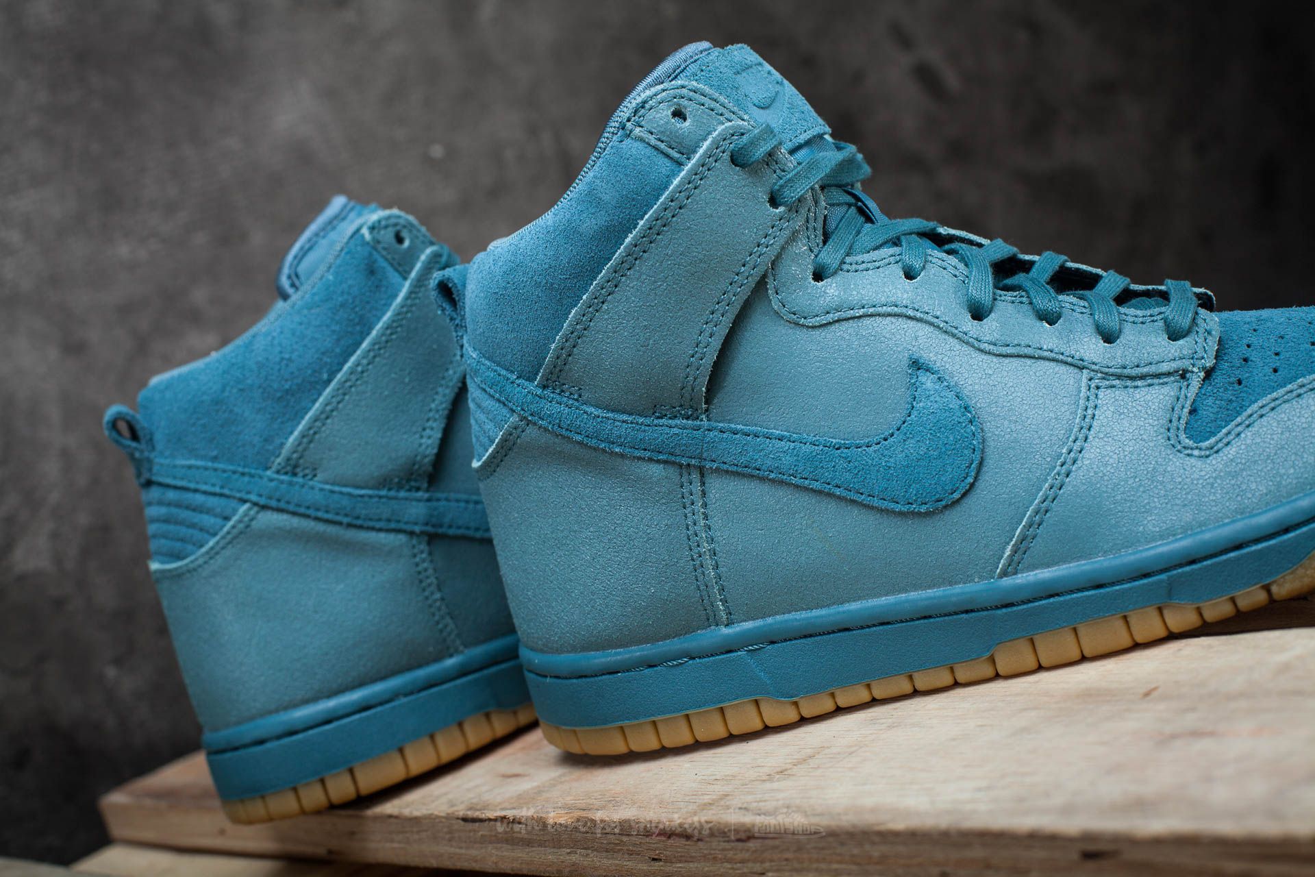 Women's shoes Nike W Dunk Hi Premium Smokey Blue/ Smokey Blue