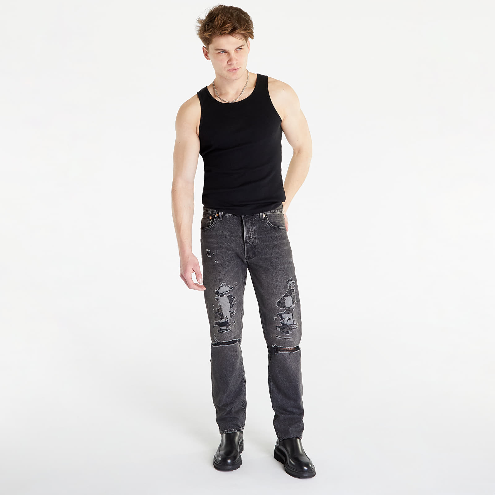 Pants Levi’s® 501 1954 Super Destructed Black W29/L32