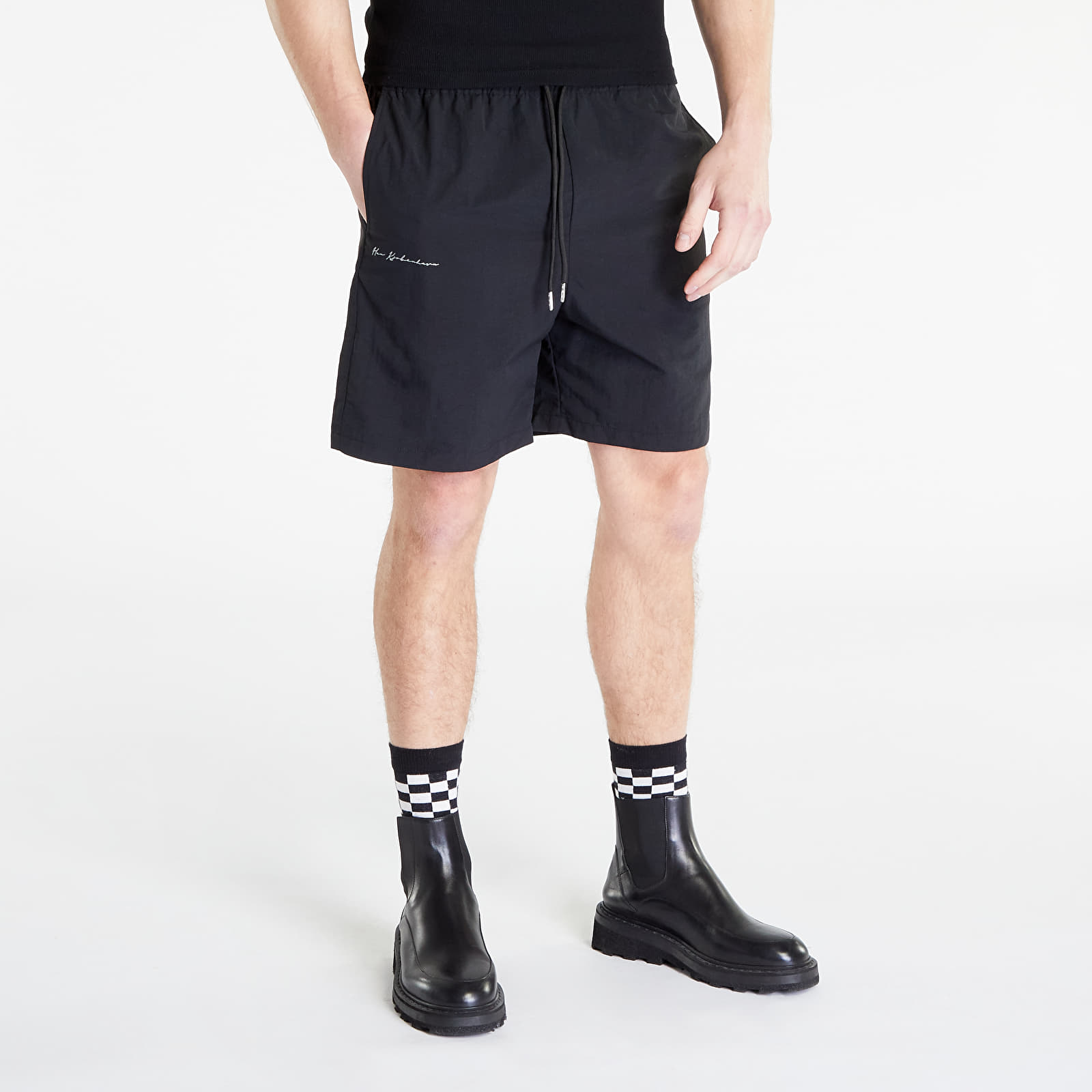 Pantalones cortos Han Kjøbenhavn Nylon Track Shorts Black
