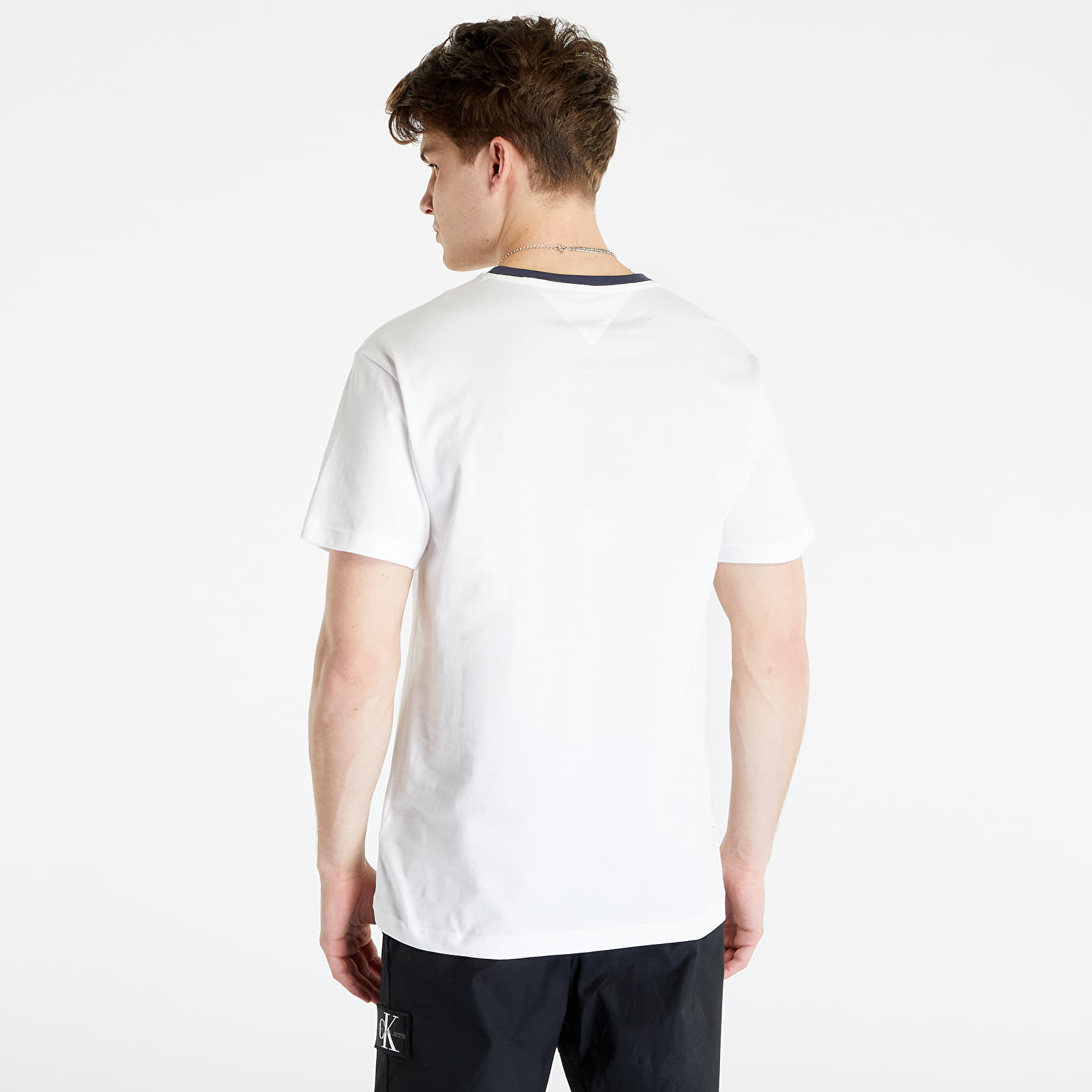 Magliette Tommy Jeans Classic Label Ringe T-Shirt White