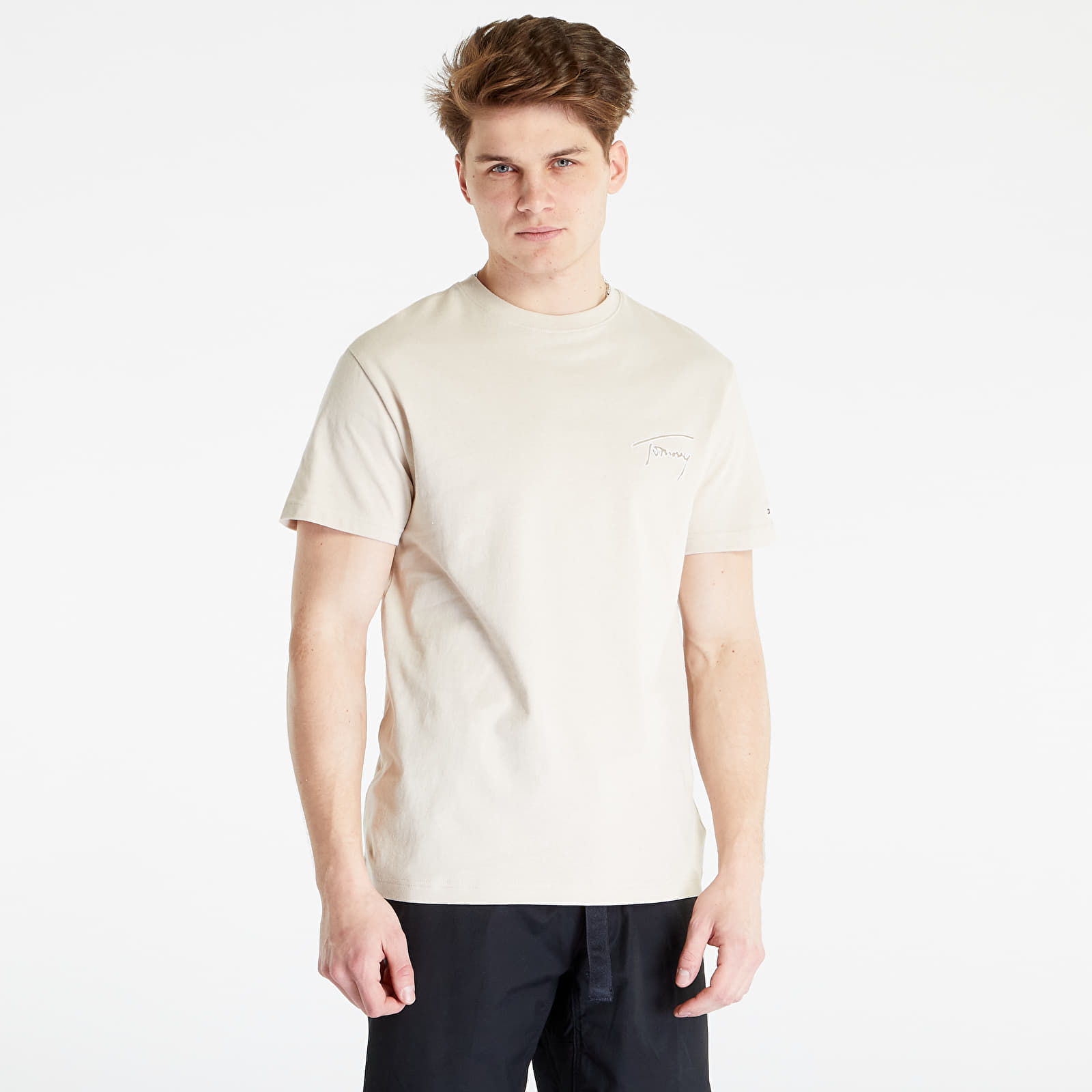 Jeans T-shirts | Footshop T-Shirt Classic Signature Beige Tommy
