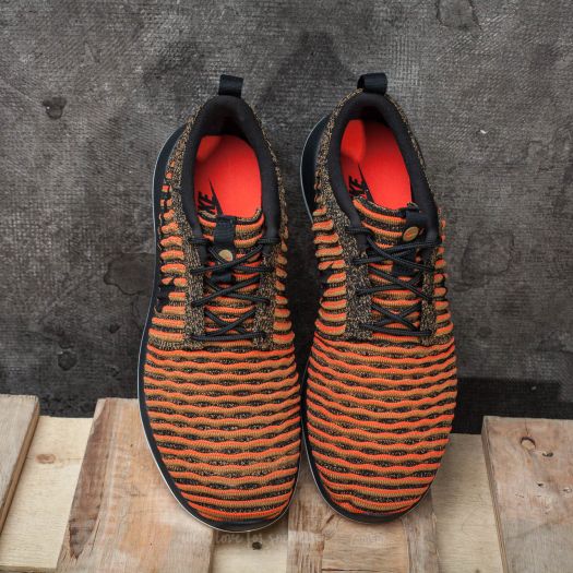 Nike roshe deals two flyknit marron