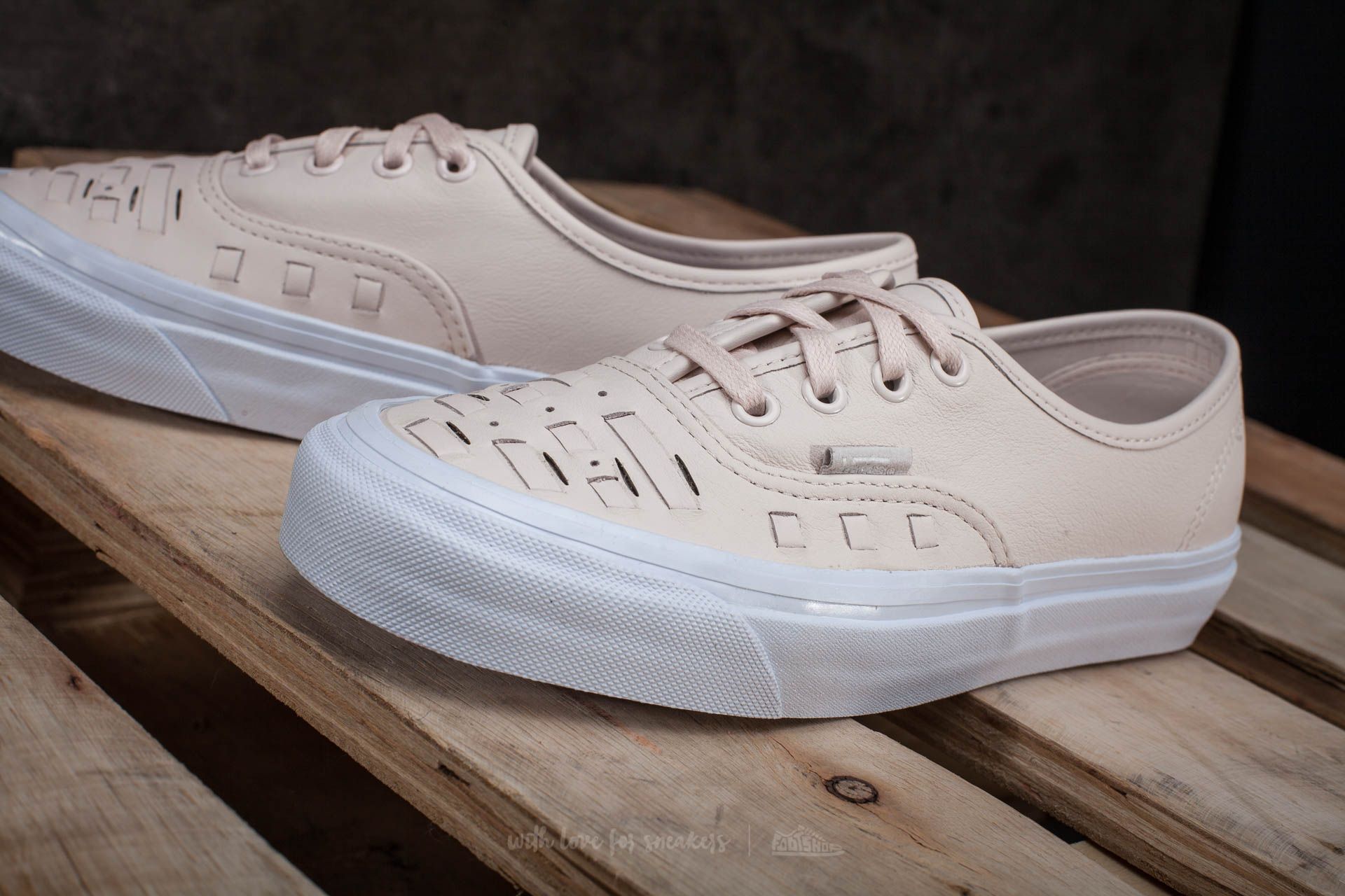 Damen Sneaker und Schuhe Vans Authentic Weave (Leather) Delicacy